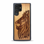 Galaxy S24 Ultra Wood Phone Case Lion