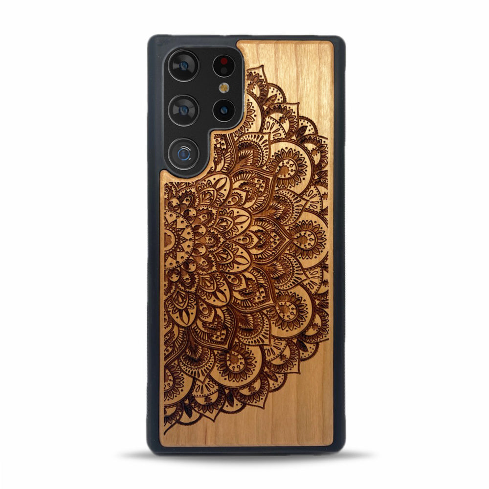 Galaxy S24 Ultra Wood Phone Case Mandala