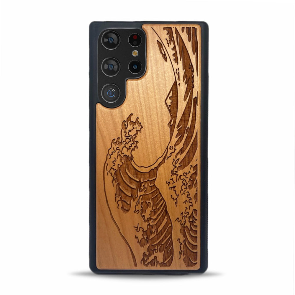 Galaxy S24 Ultra Wood Phone Case Wave