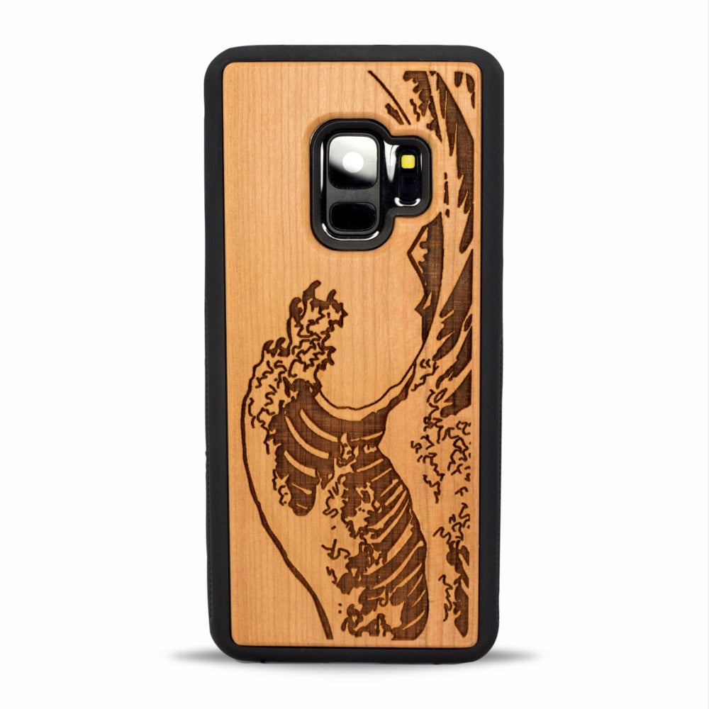 Galaxy S9 Wood Phone Case Wave