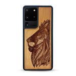 Galaxy S20 Ultra Wood Phone Case Lion