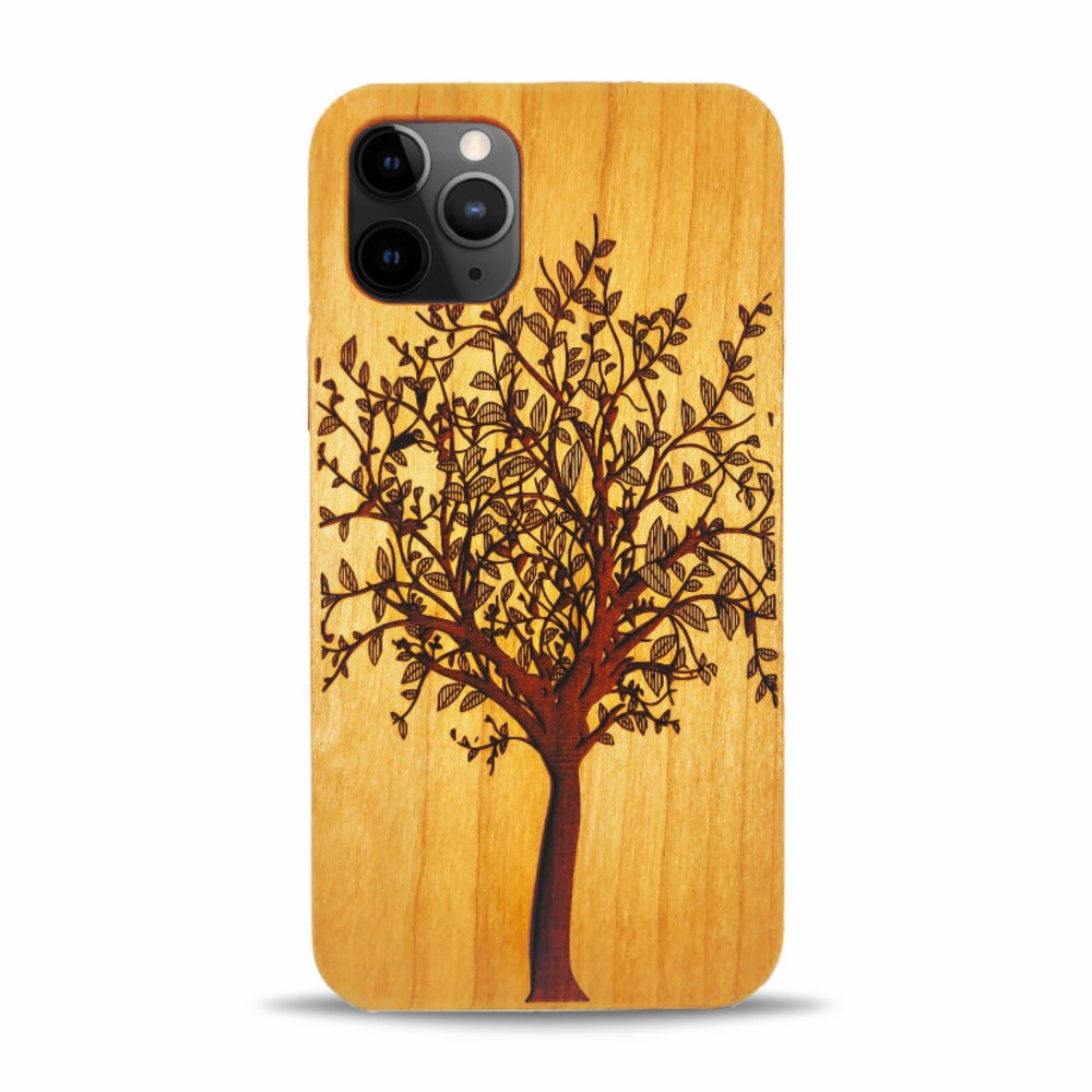 iPhone 11 Pro Max Wood Phone Case Tree