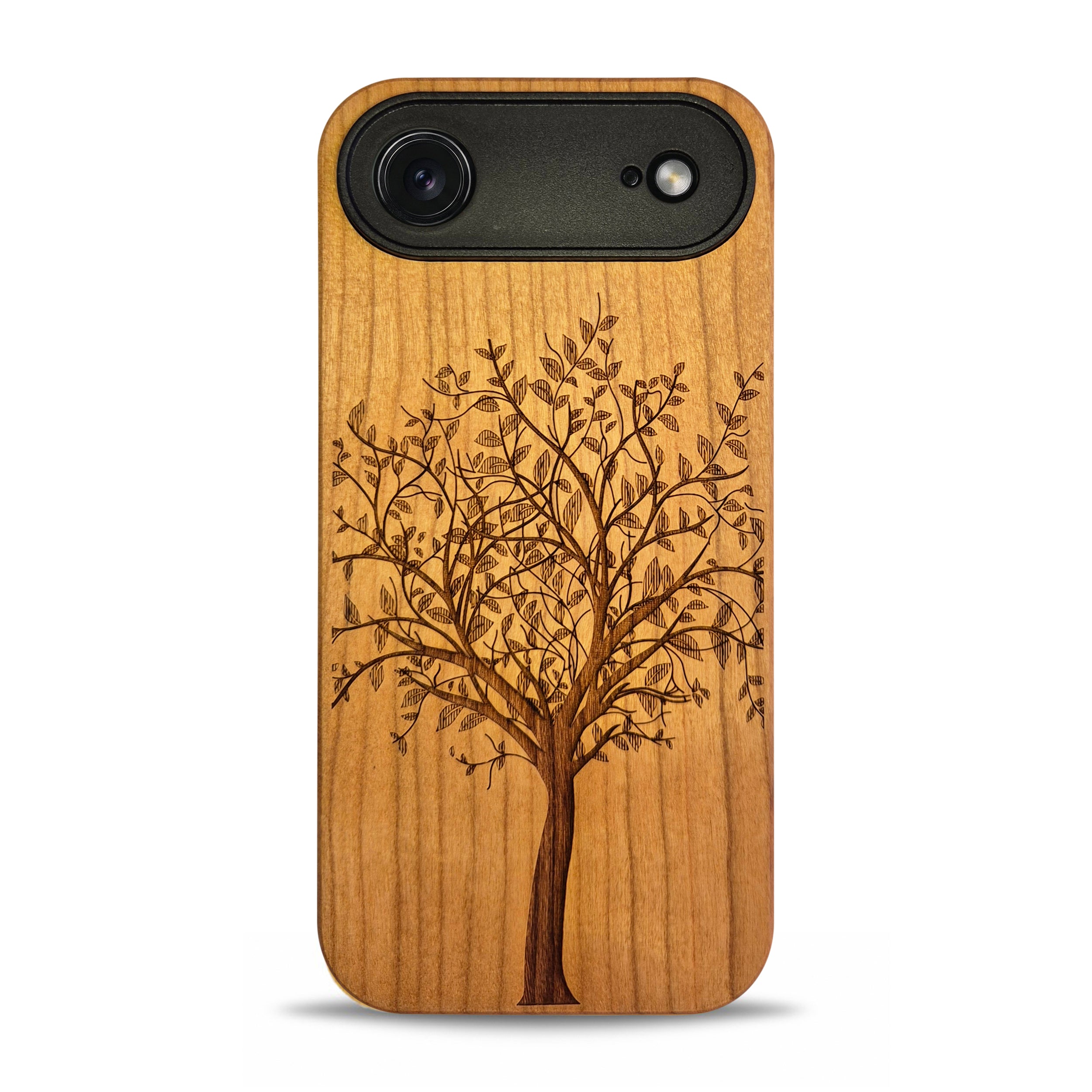 iPhone 17 Air Wood Phone Case Tree
