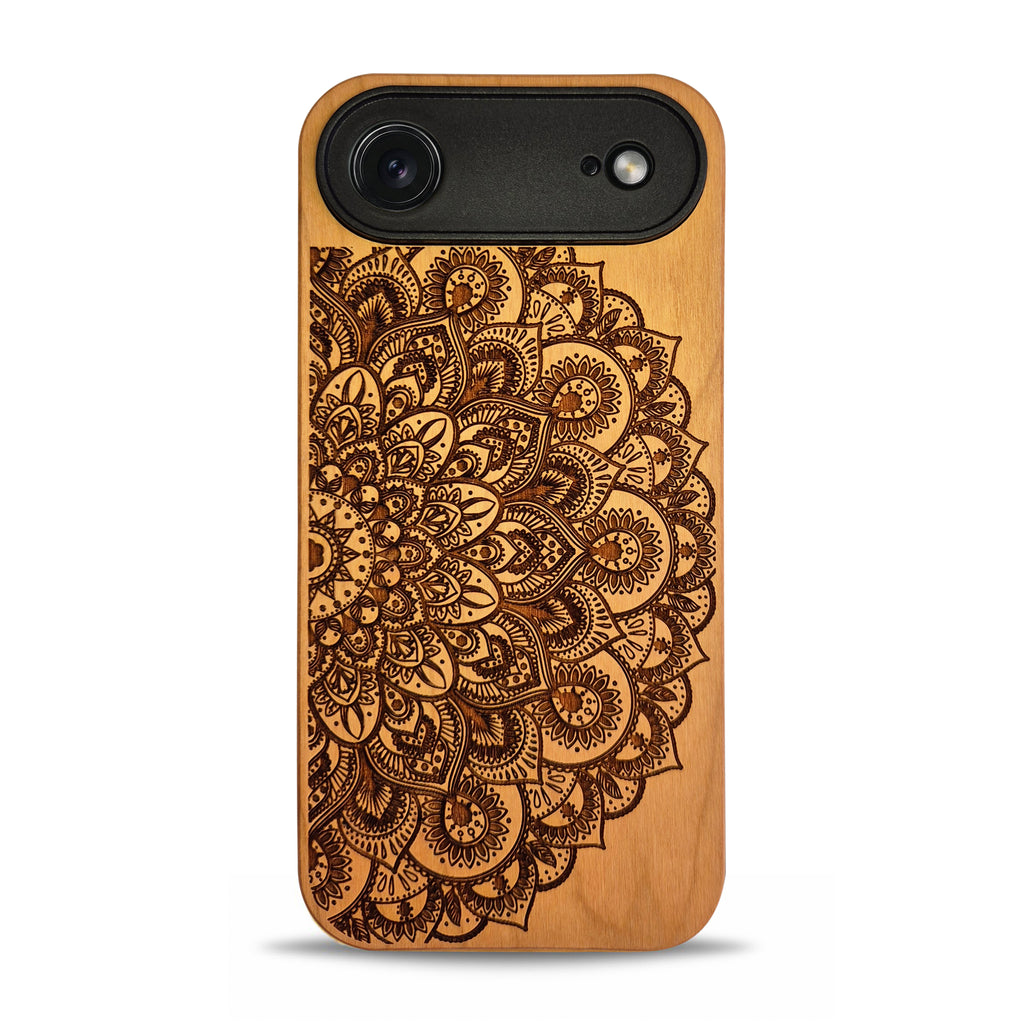 iPhone 17 Air Wood Phone Case Mandala