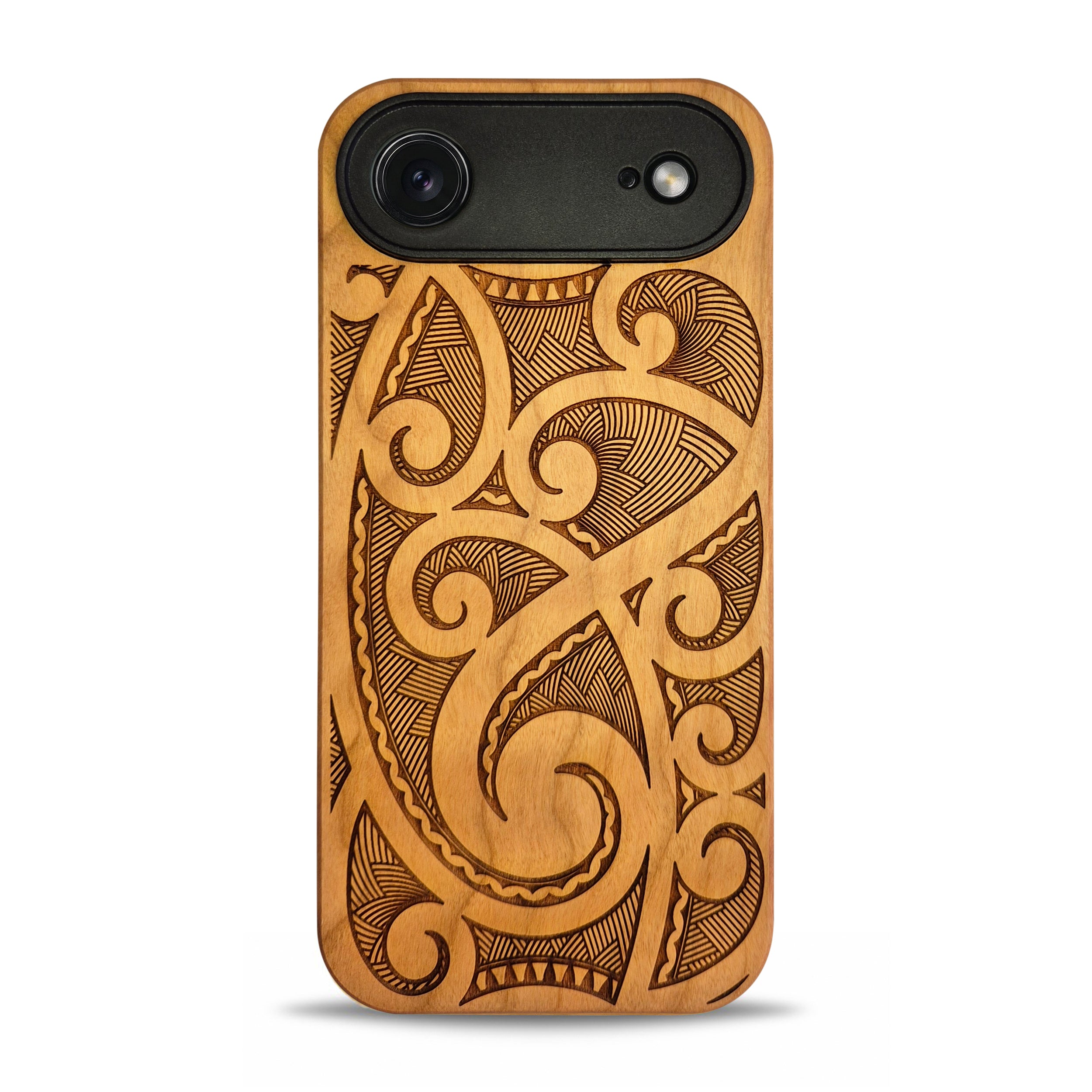iPhone 17 Air Wood Phone Case Maori