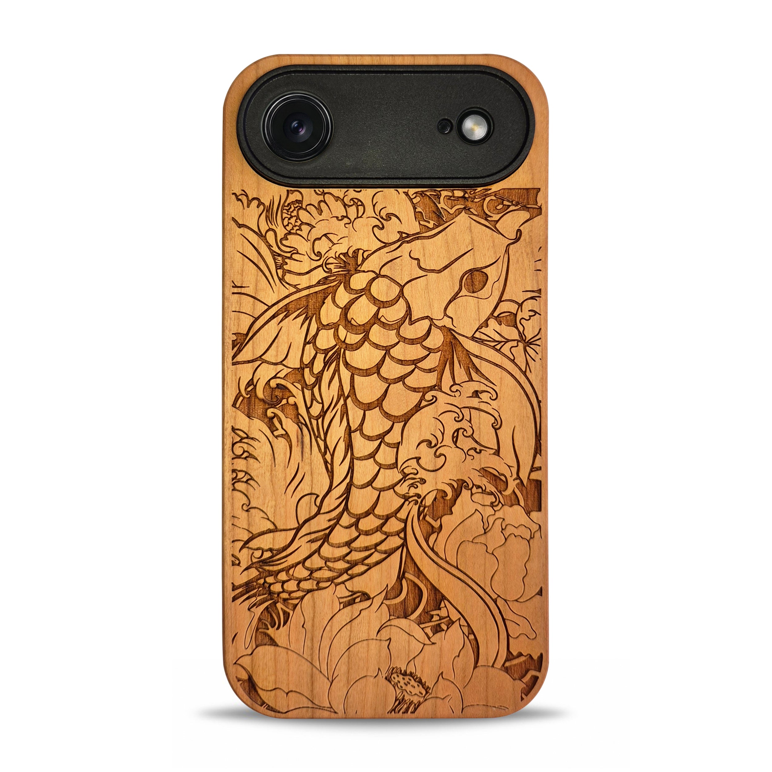 iPhone 17 Air Wood Phone Case Fish