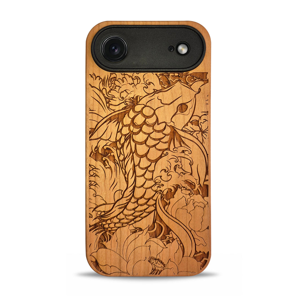 iPhone 17 Air Wood Phone Case Fish