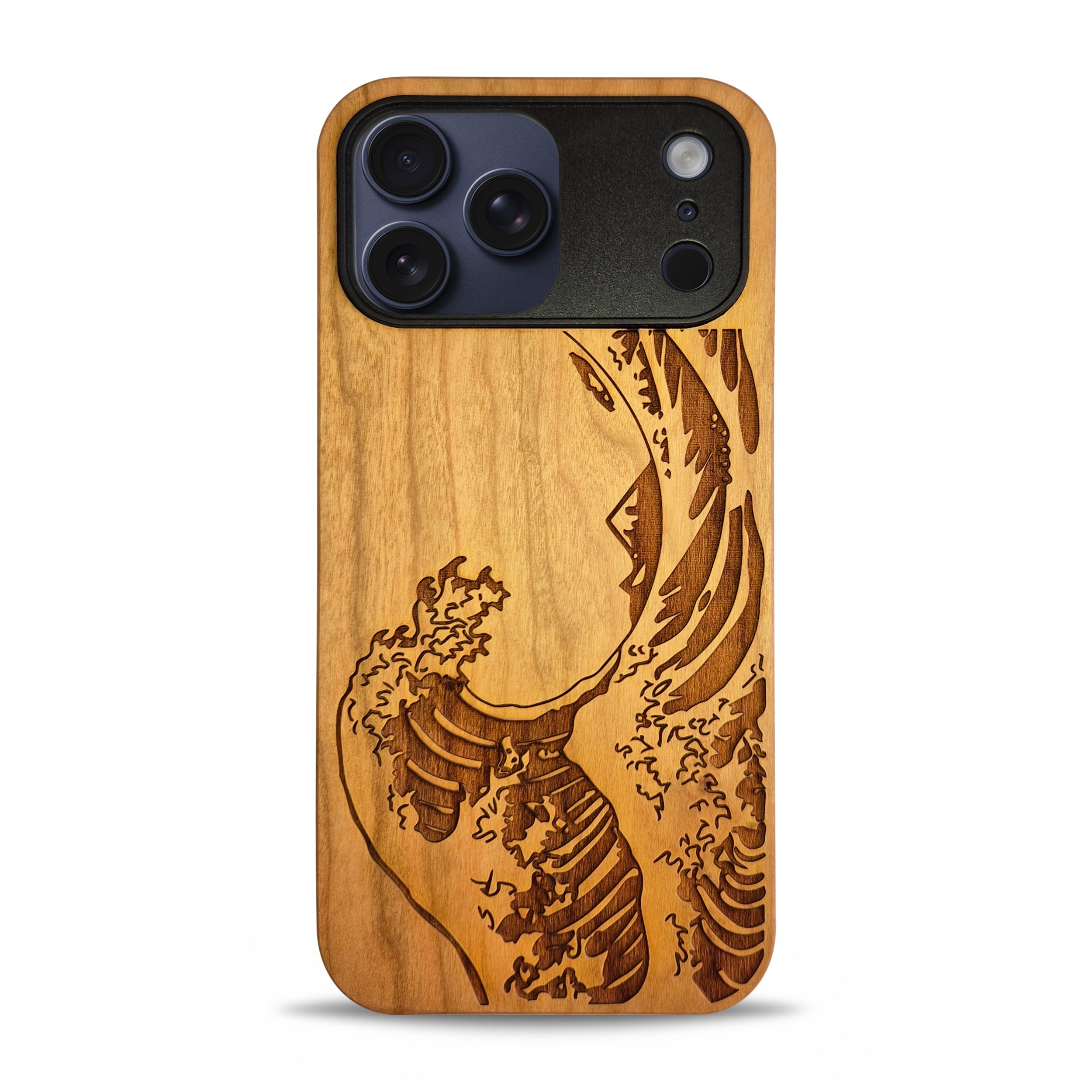 iPhone 17 Pro Max Wood Phone Case Wave