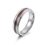 Wood Fusion Ring (Silver)