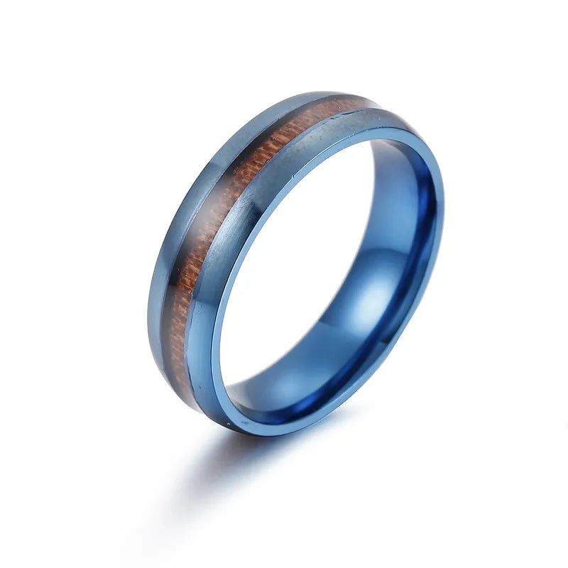 Wood Fusion Ring (Blue Haze)