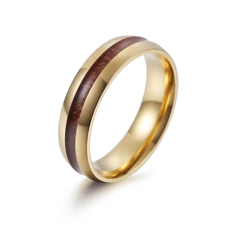 Wood Fusion Ring (Gold)