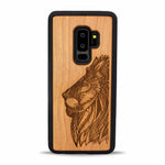 Galaxy S9 Plus Wood Phone Case Lion