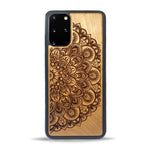 Galaxy S20 Plus Wood Phone Case Mandala