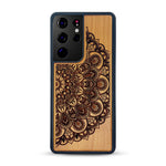 Galaxy S21 Ultra Wood Phone Case Mandala