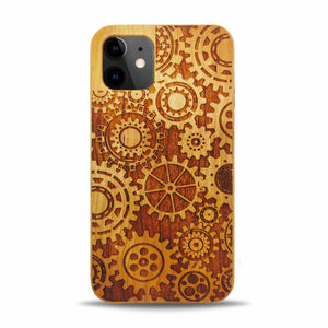 iPhone 11 Wood Phone Case Cogs