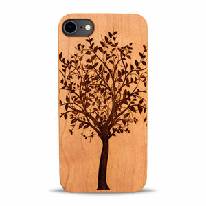 iPhone SE, 8, 7, 6 Wood Phone Case Tree