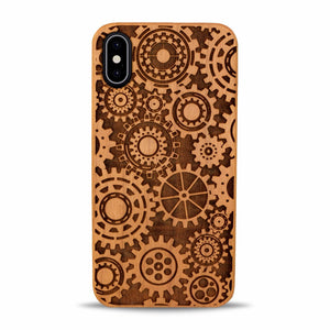 iPhone Xr Wood Phone Case Cogs