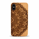 iPhone X(s) Wood Phone Case Mandala
