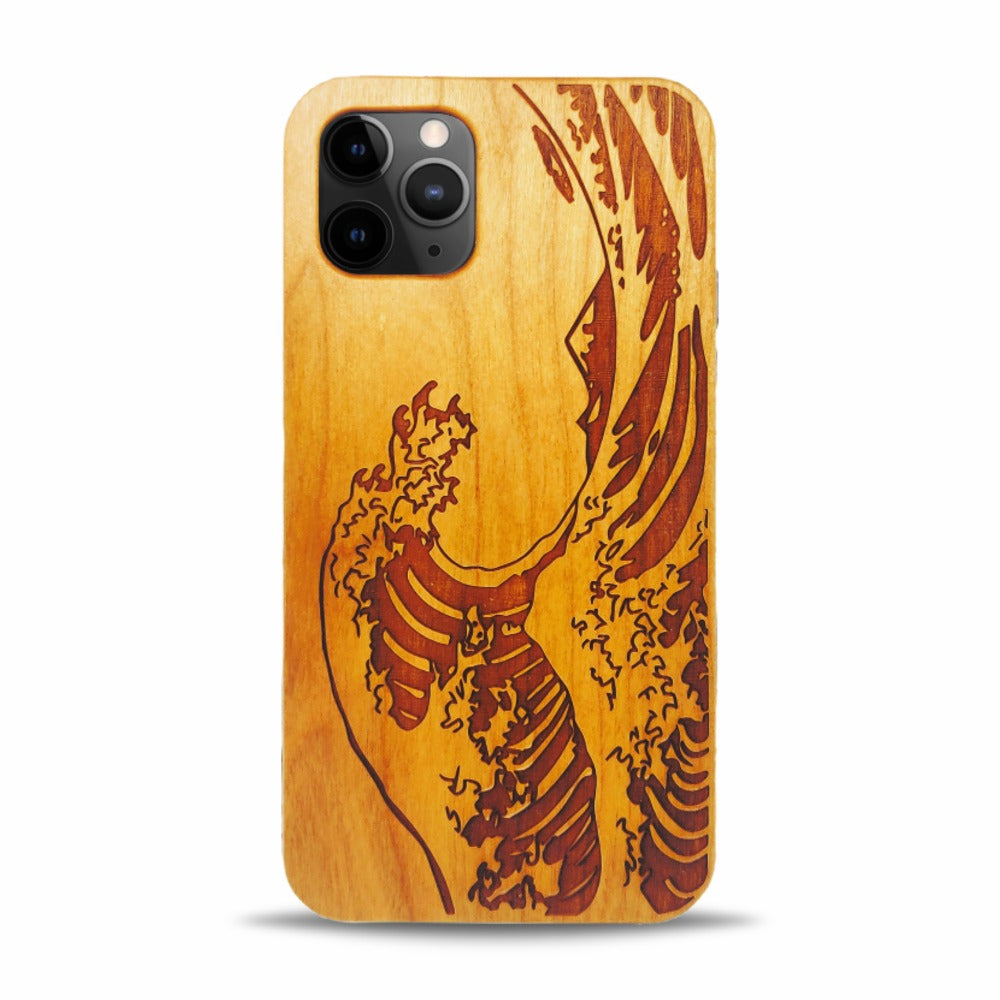 iPhone 11 Pro Wood Phone Case Wave