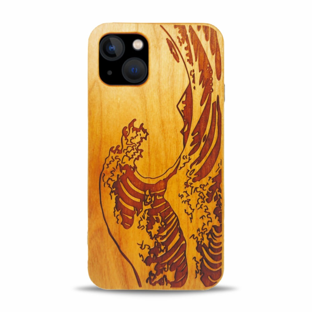 iPhone 13 Wood Phone Case Wave